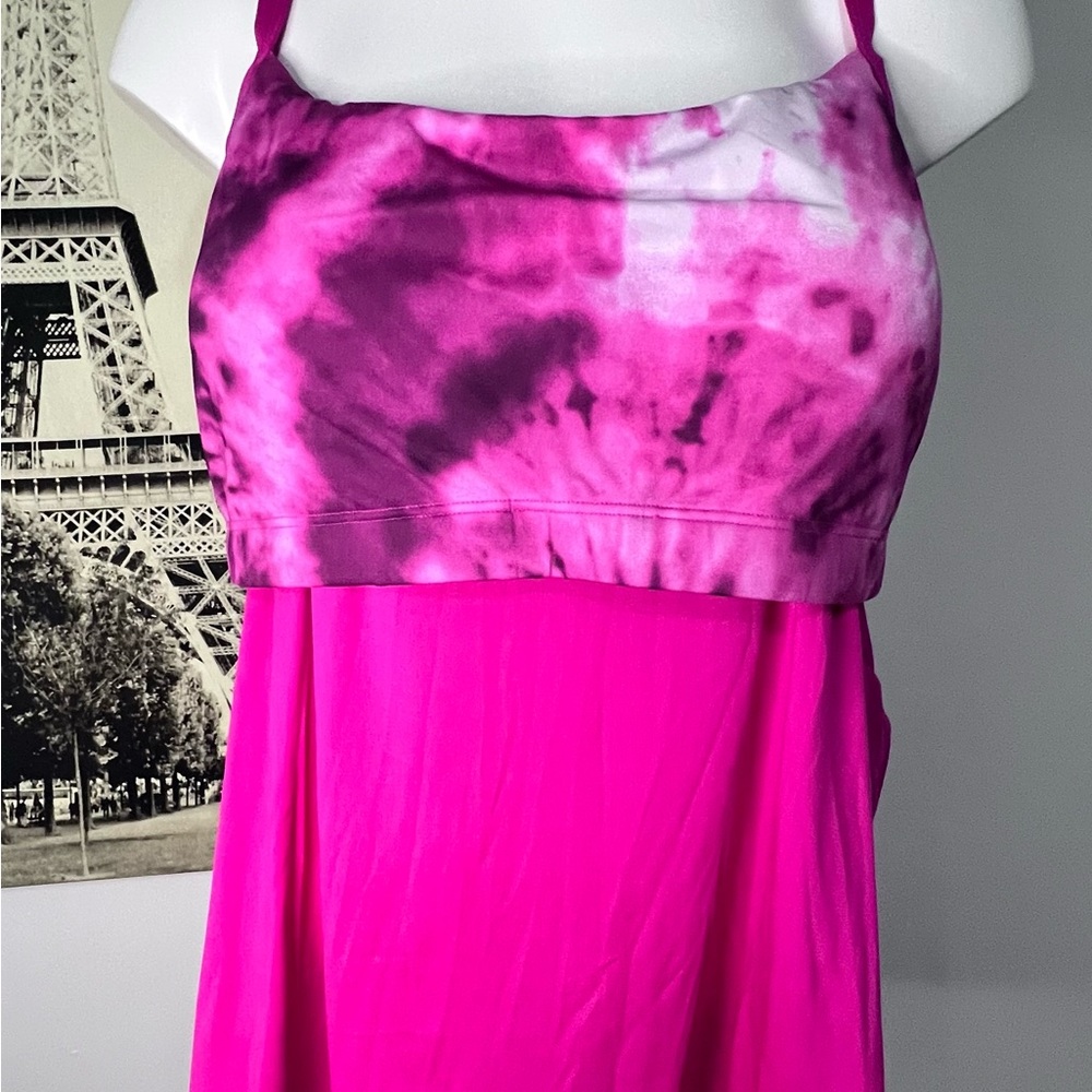 Nike Pink Tie-Dye Tank Top